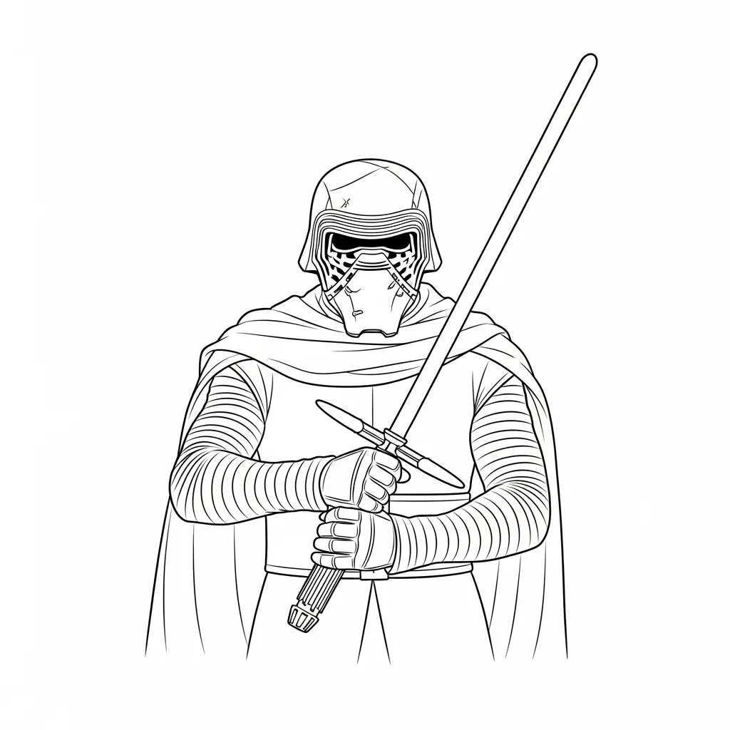 desenho de Star Wars para colorir