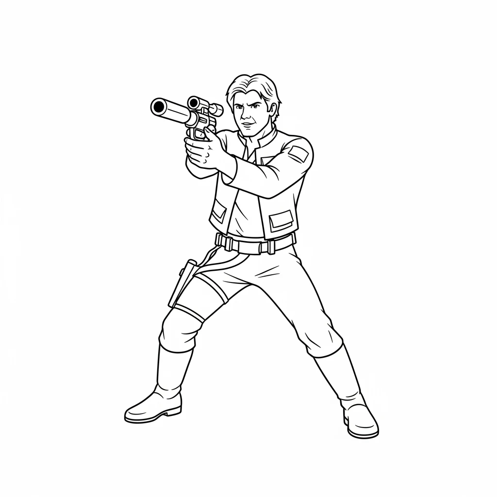 desenho de Star Wars para colorir