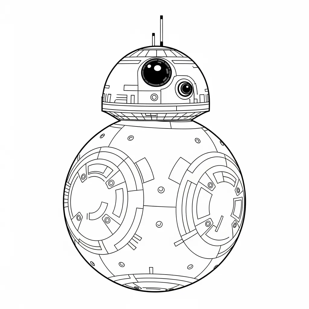 desenho de Star Wars para colorir