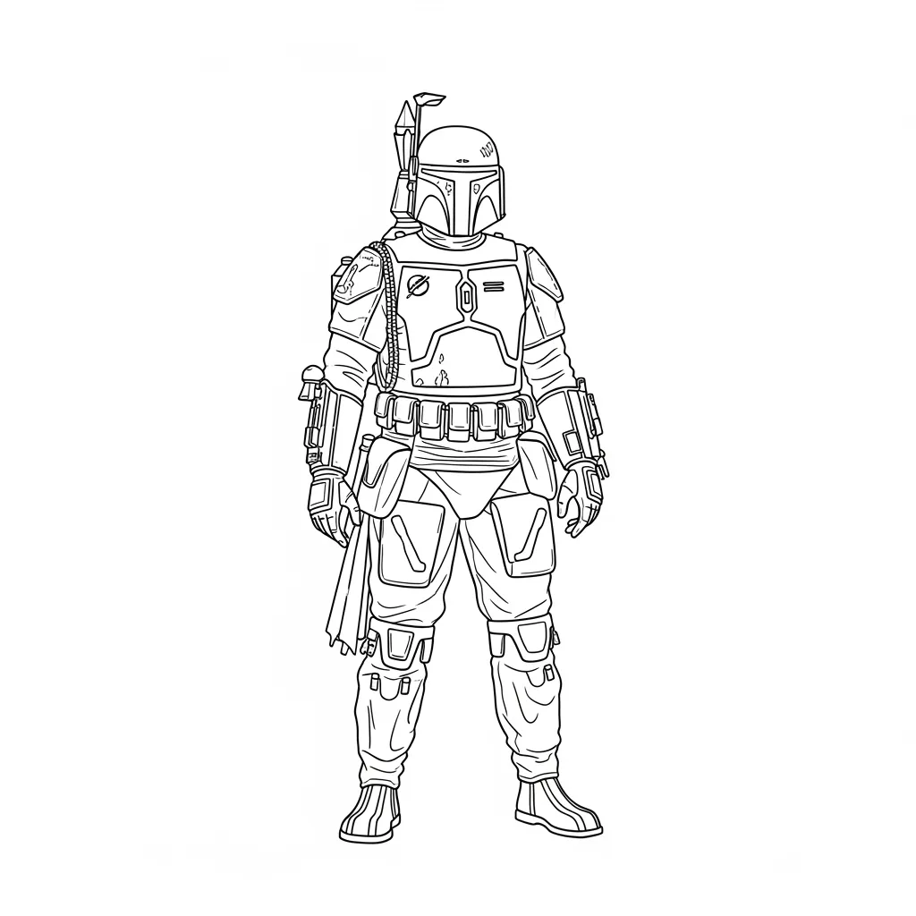 desenho de Star Wars para colorir