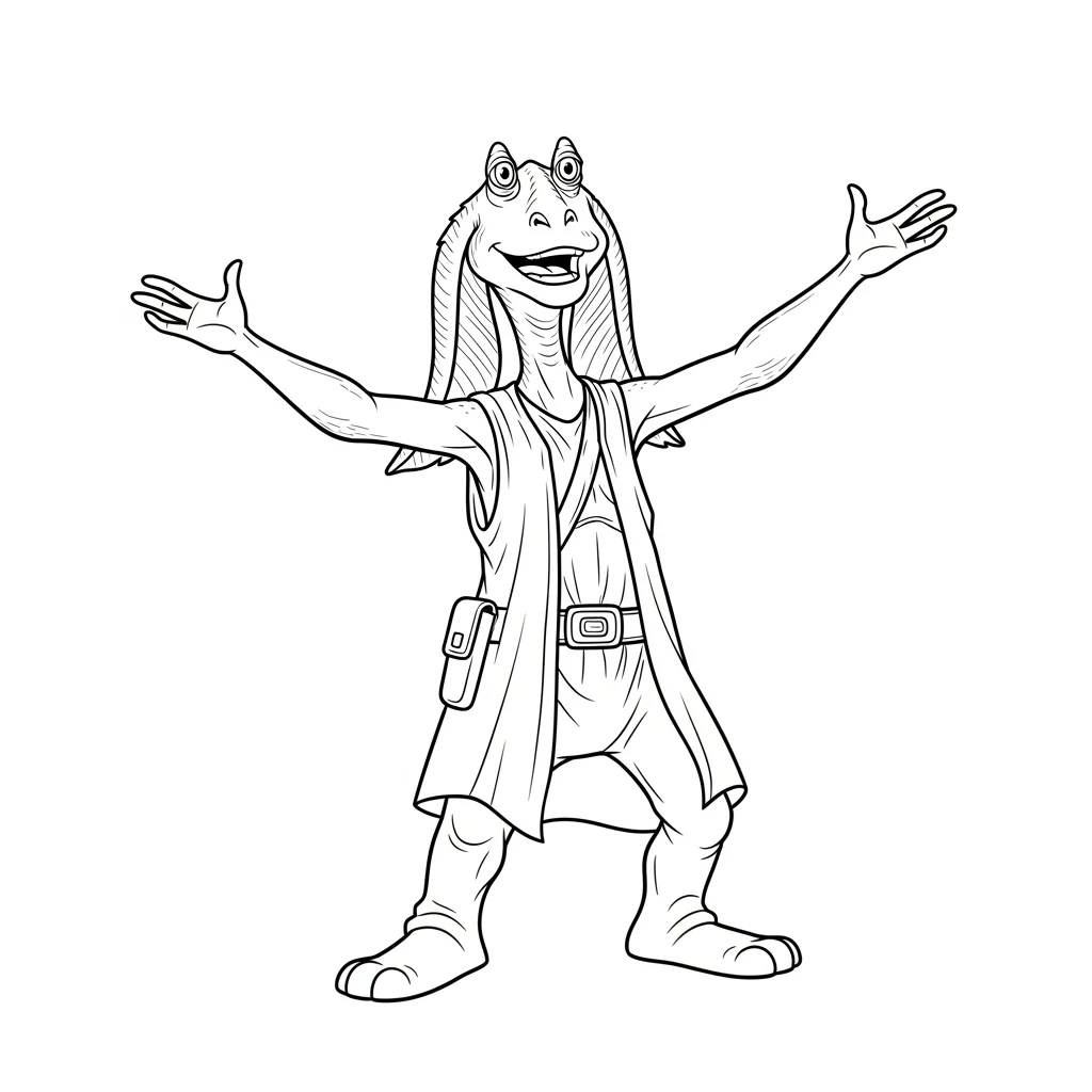 desenho de Star Wars para colorir