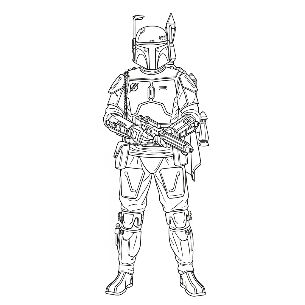 desenho de Star Wars para colorir