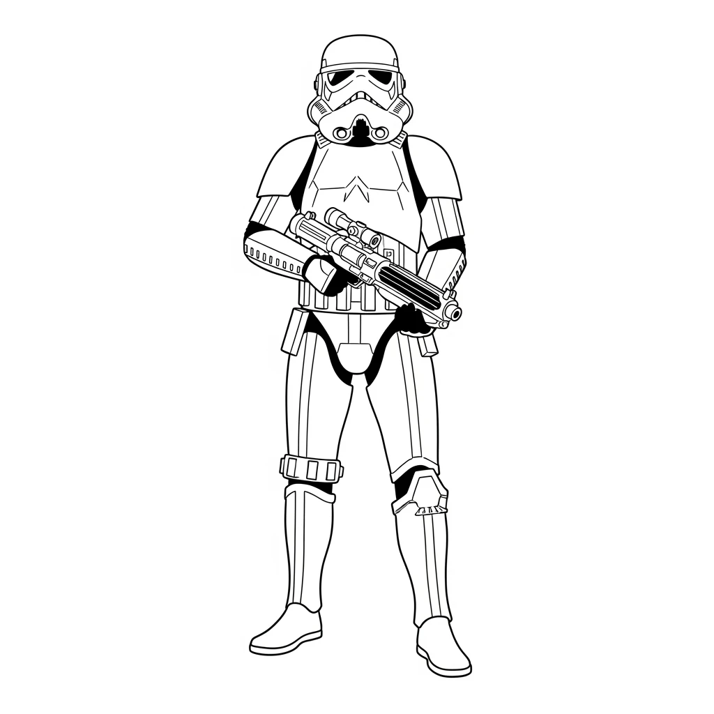 desenho de Star Wars para colorir