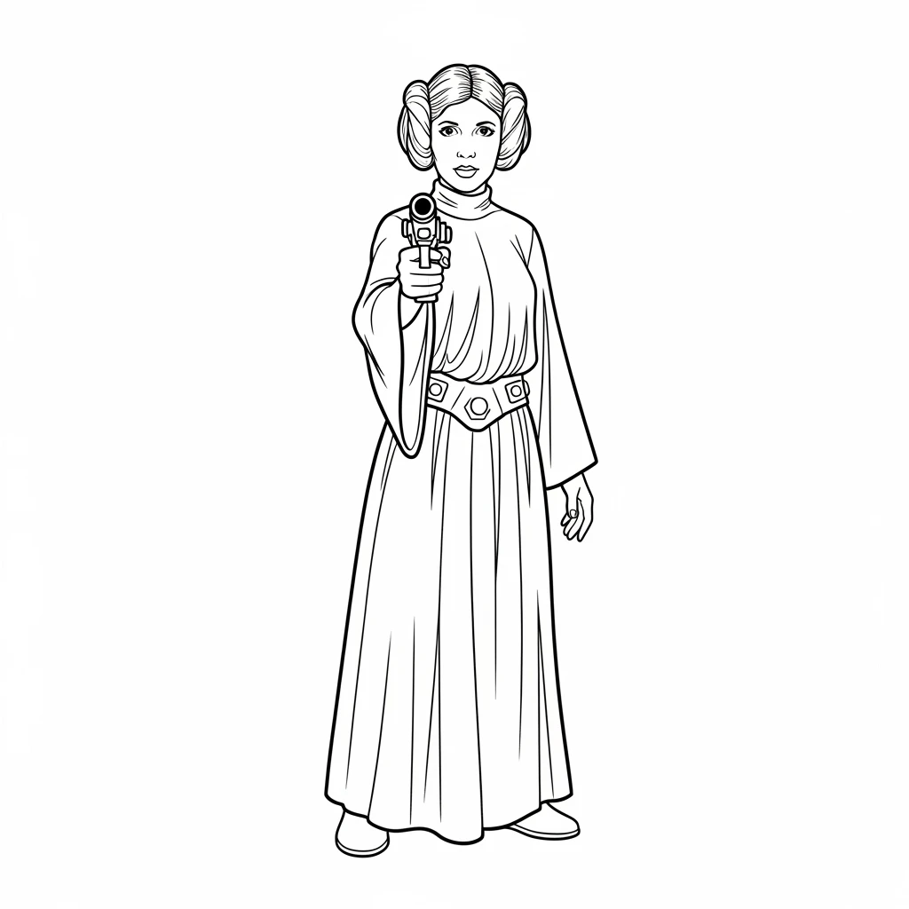 desenho de Star Wars para colorir
