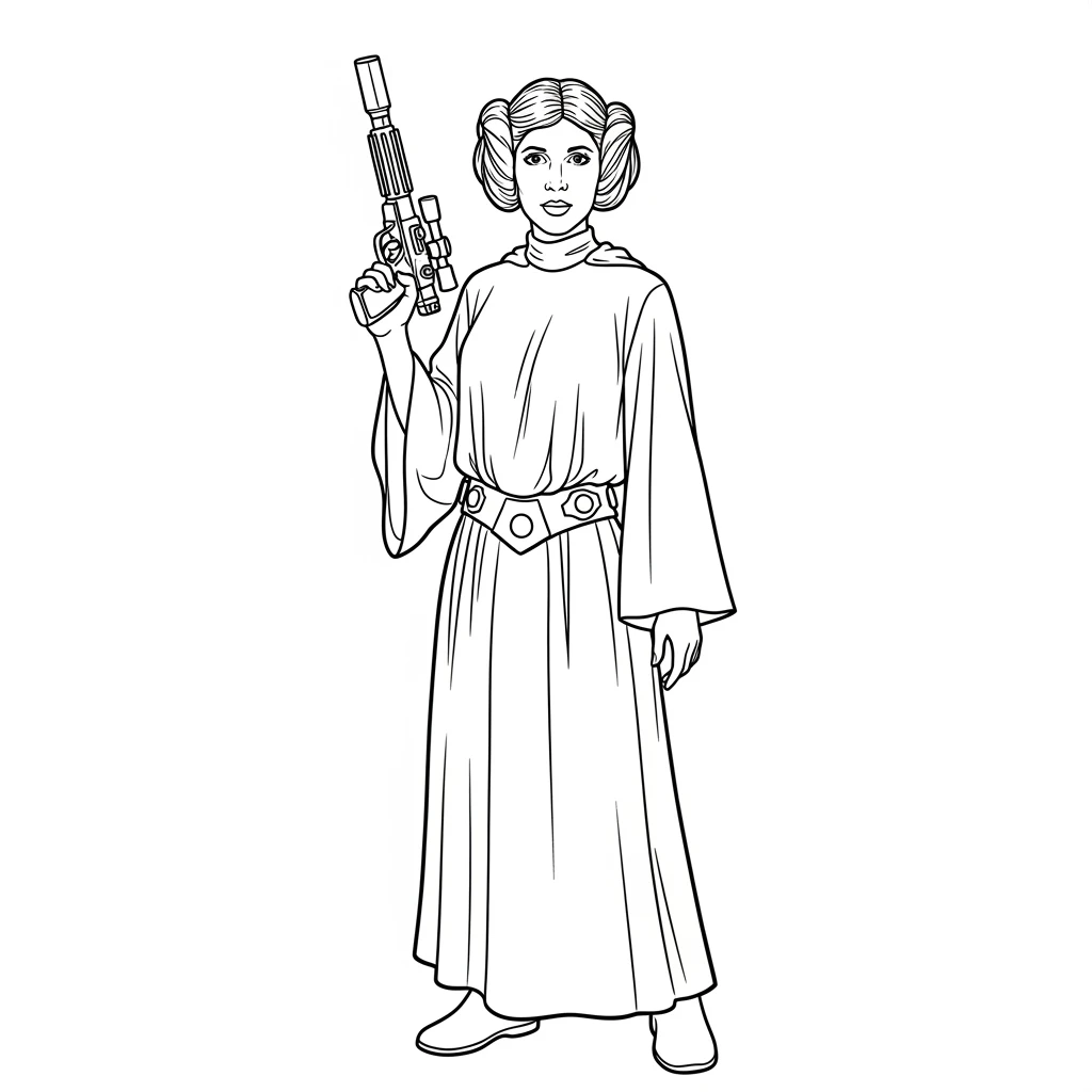 desenho de Star Wars para colorir