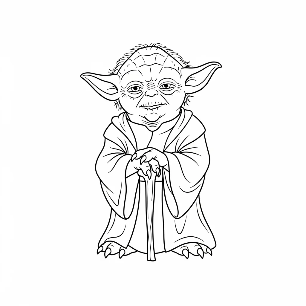 desenho de Star Wars para colorir