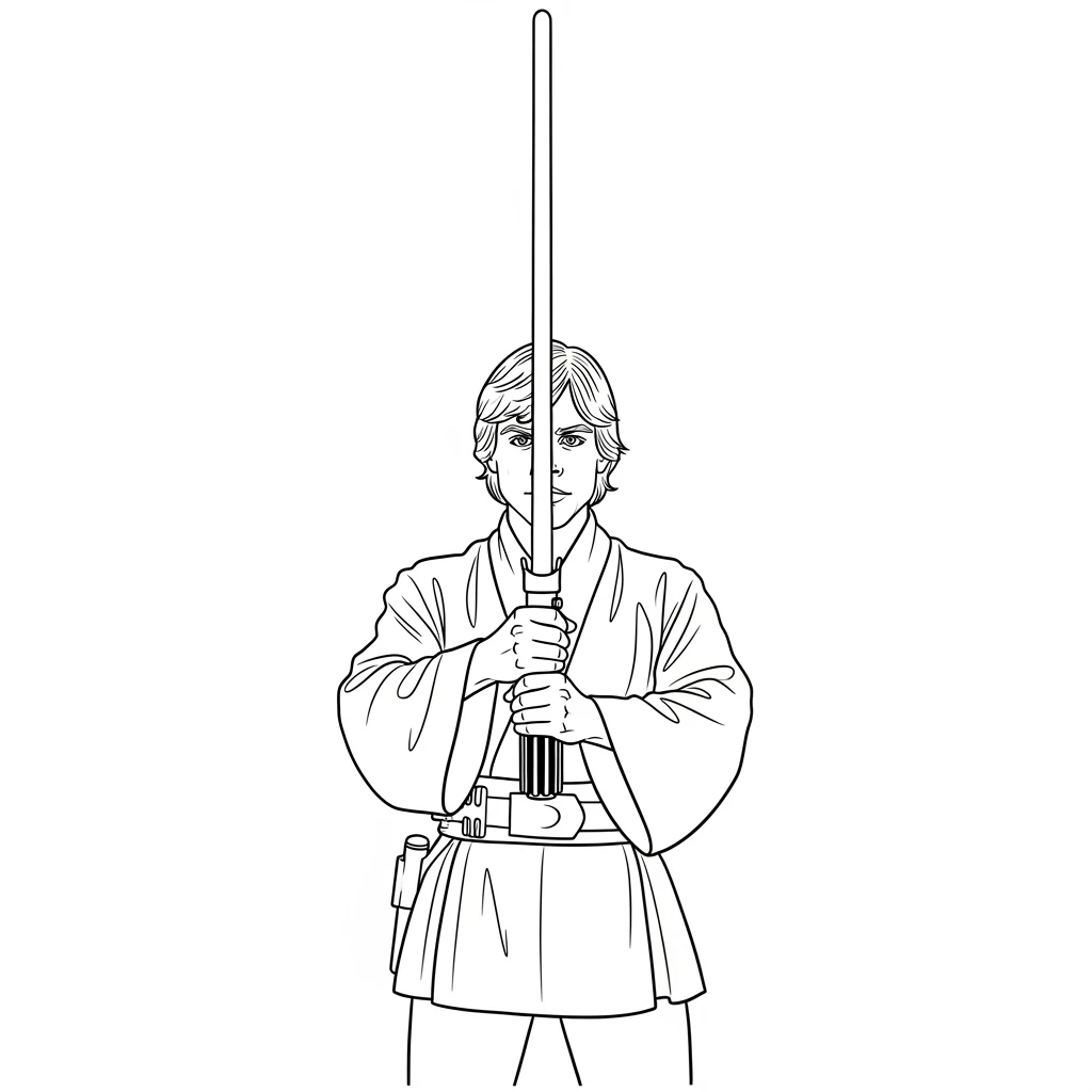 desenho de Star Wars para colorir
