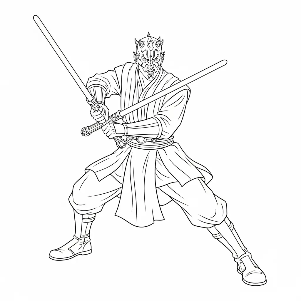 desenho de Star Wars para colorir