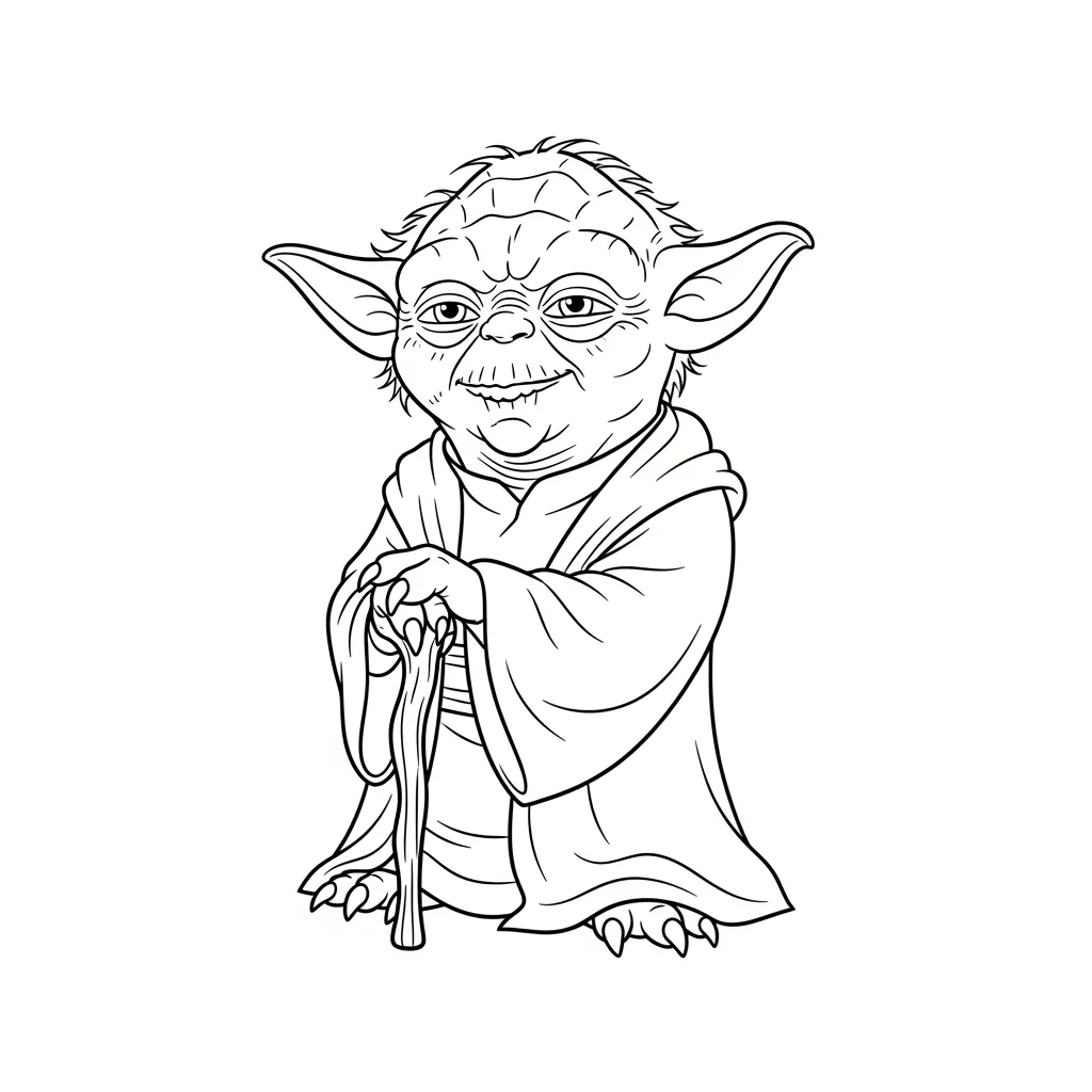 desenho de Star Wars para colorir