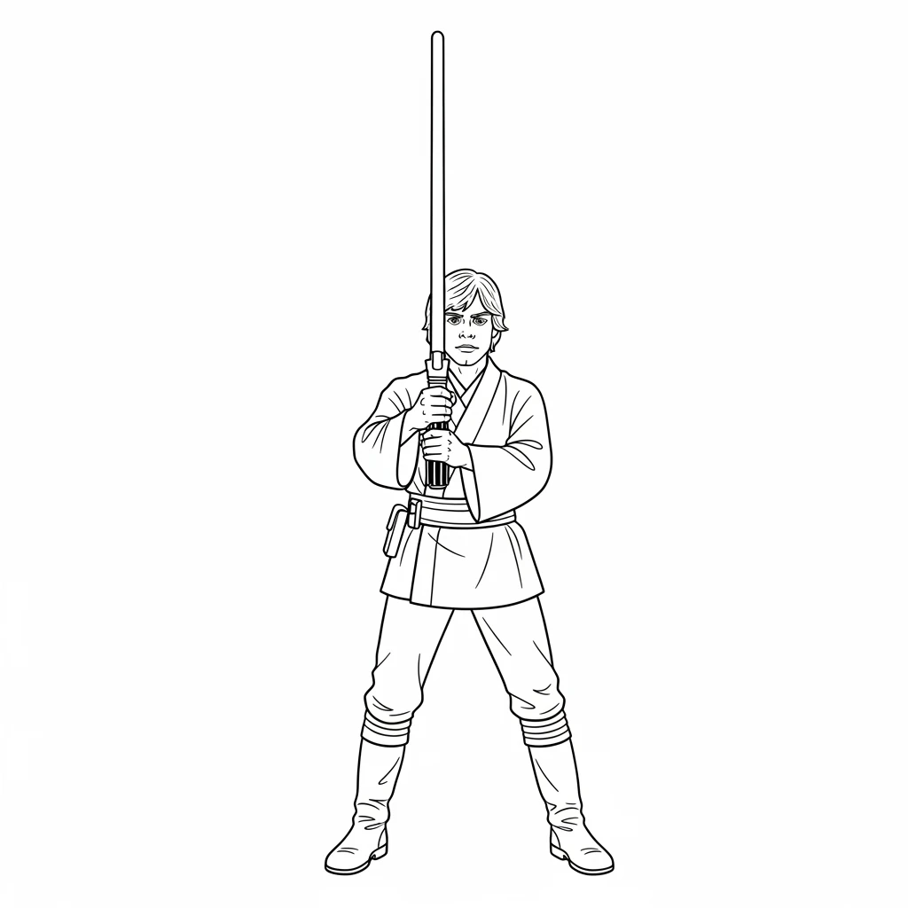 desenho de Star Wars para colorir