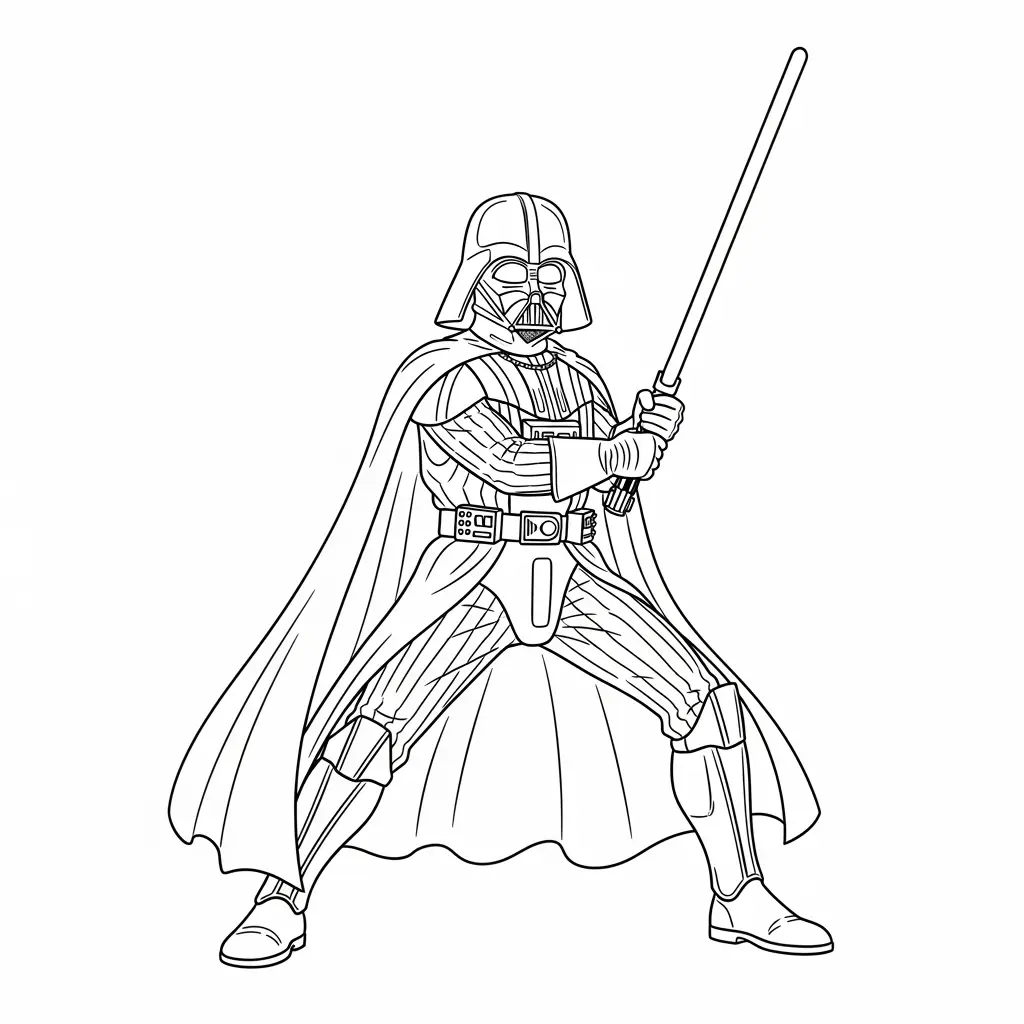 desenho de Star Wars para colorir