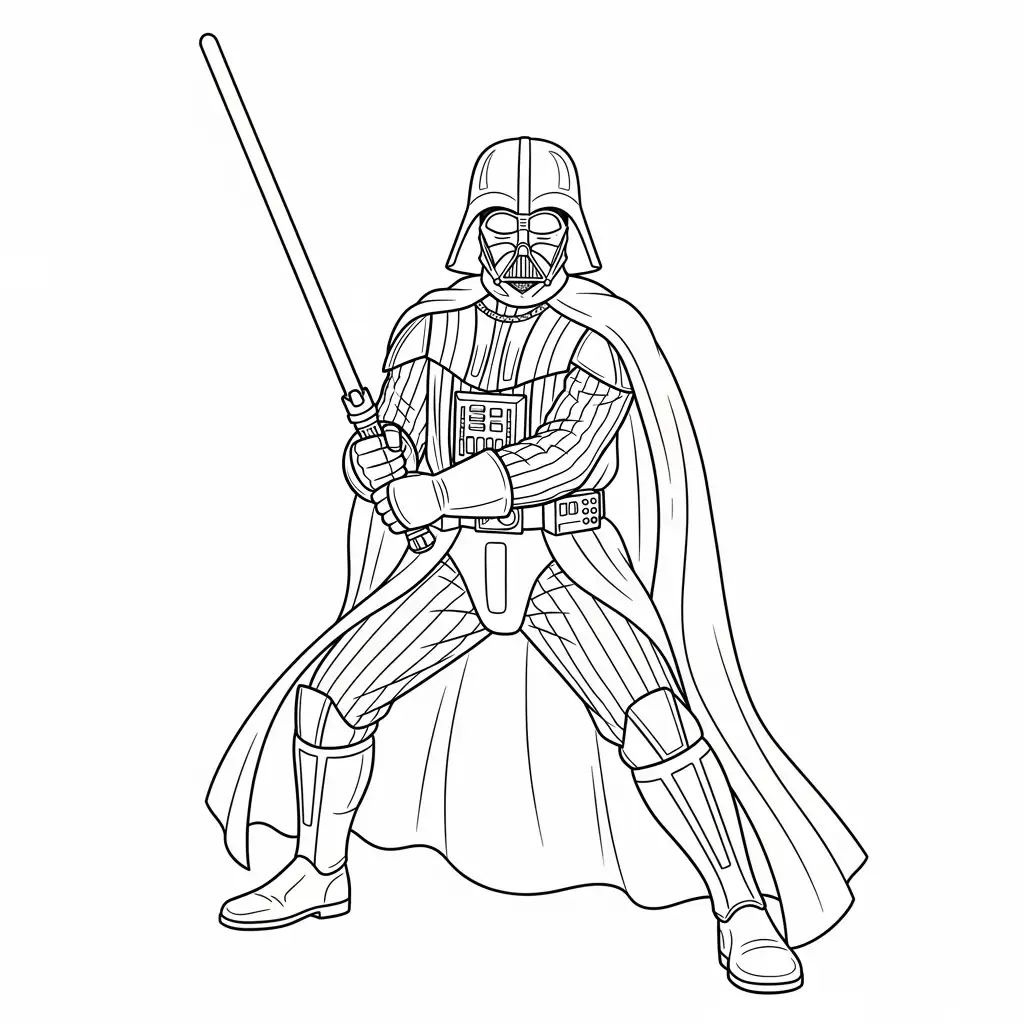 desenho de Star Wars para colorir