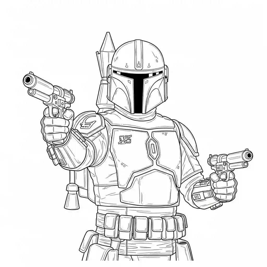 desenho de Star Wars para colorir