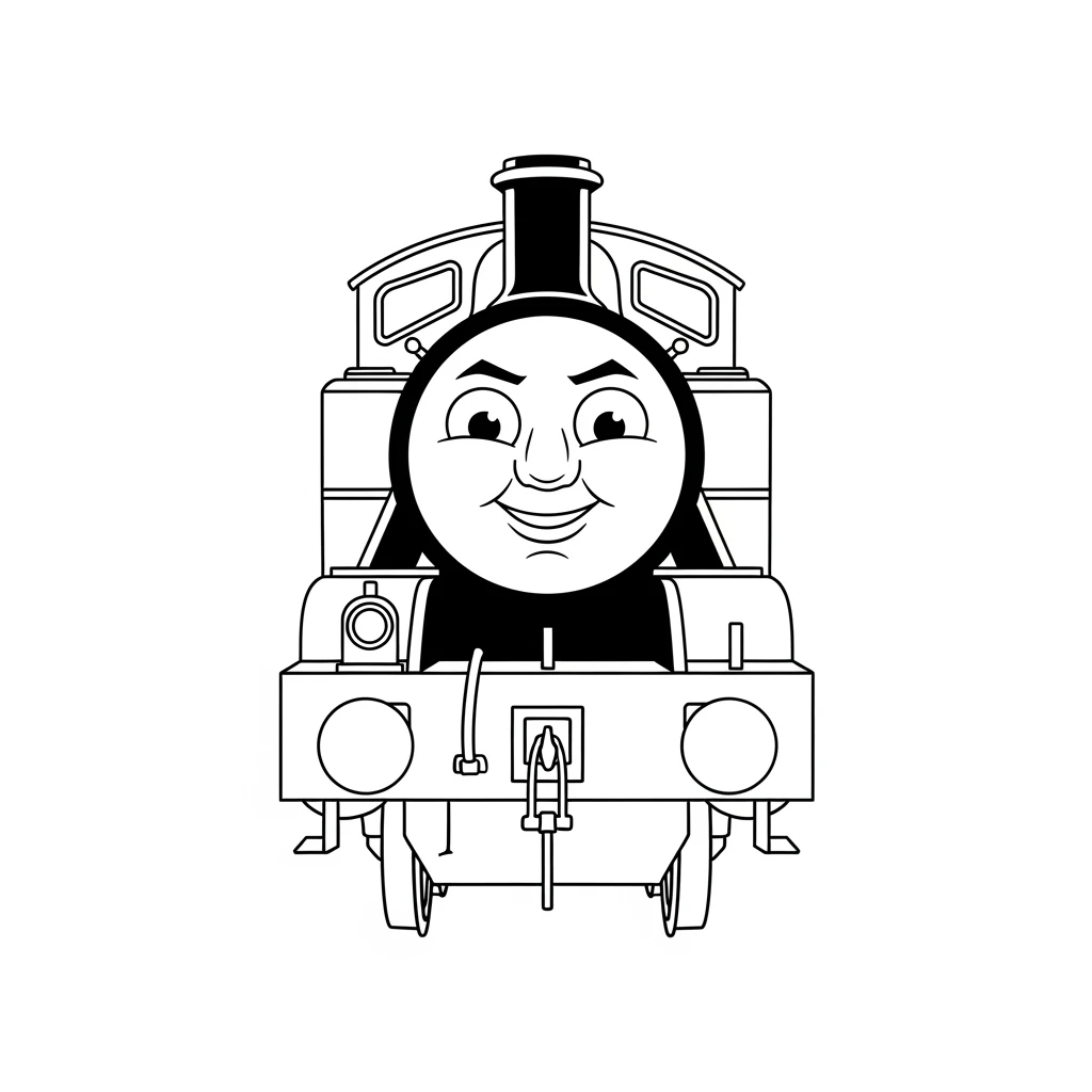 desenho de Thomas e Amigos para colorir
