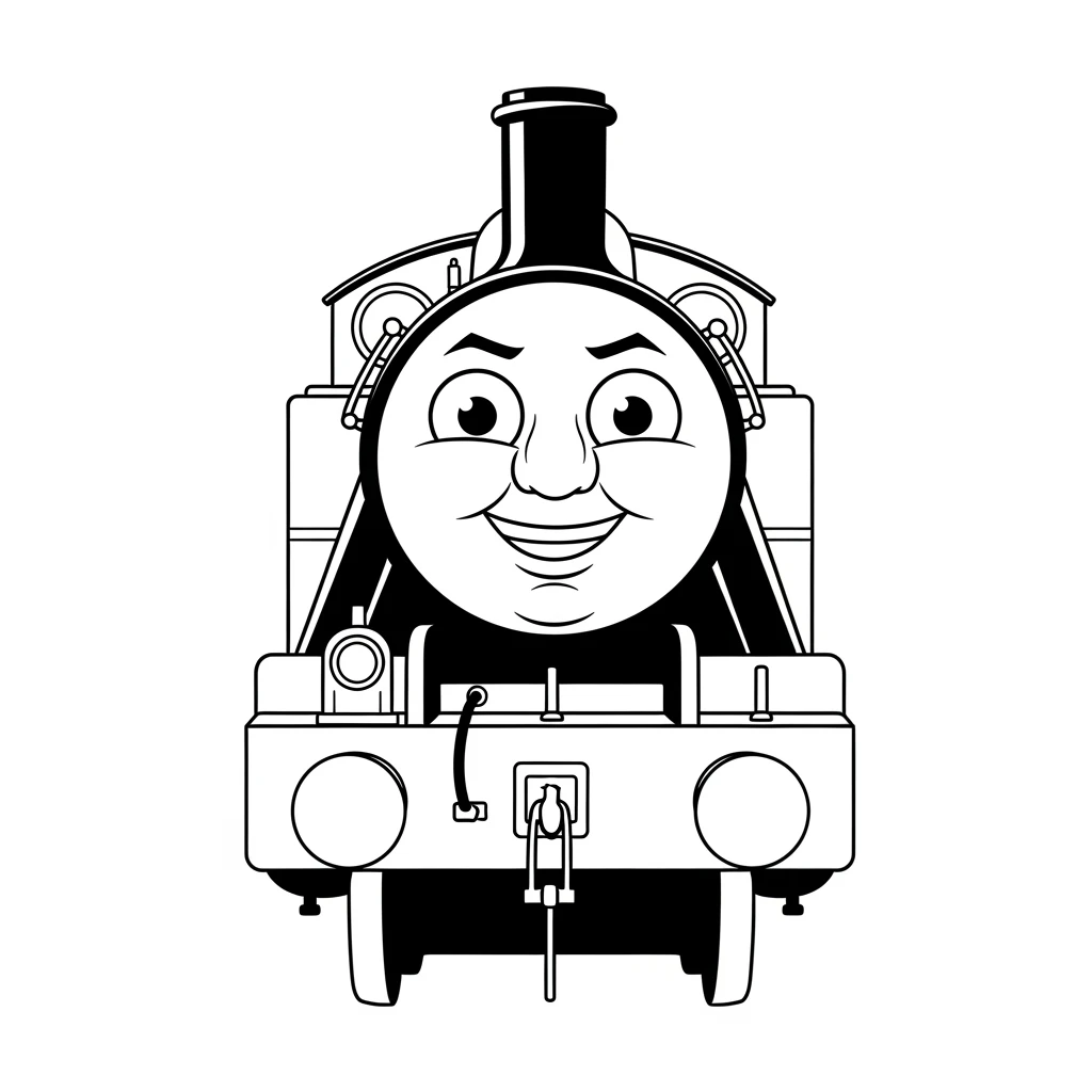 desenho de Thomas e Amigos para colorir