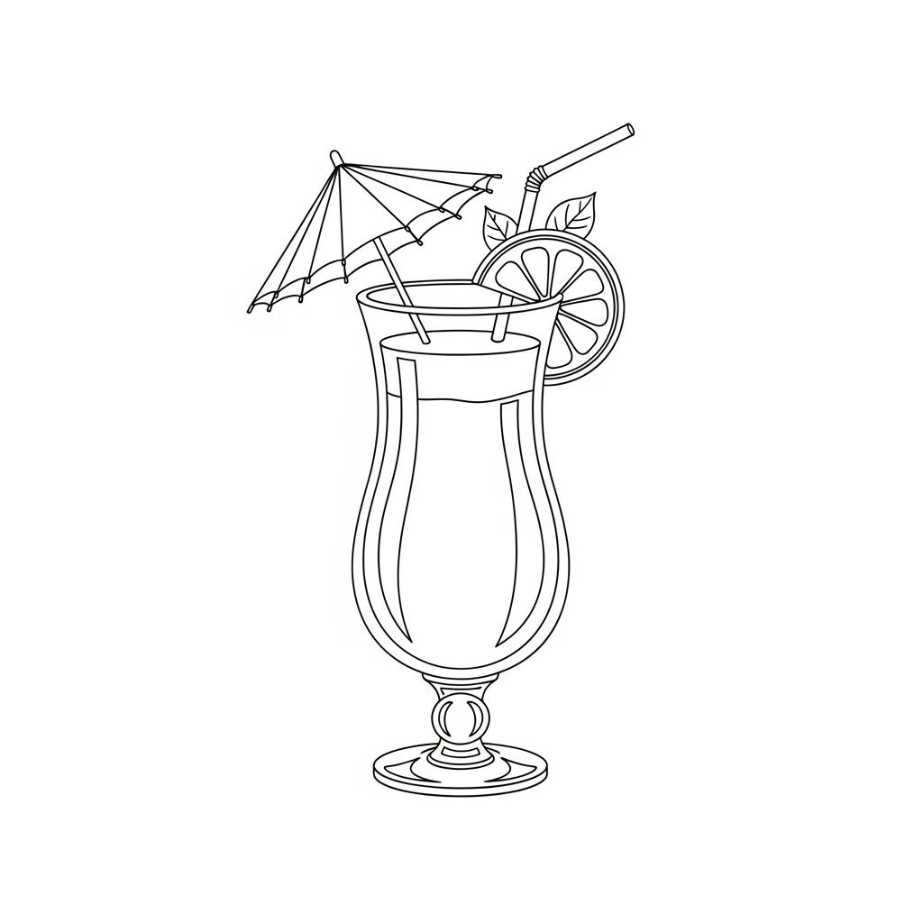 desenho de verão para colorir