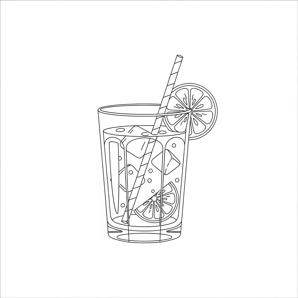 desenho de verão para colorir