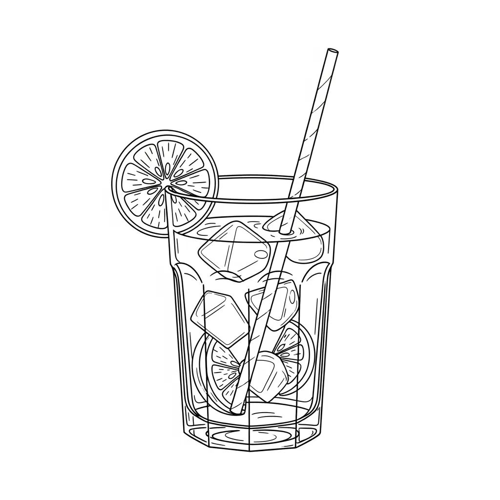 desenho de verão para colorir