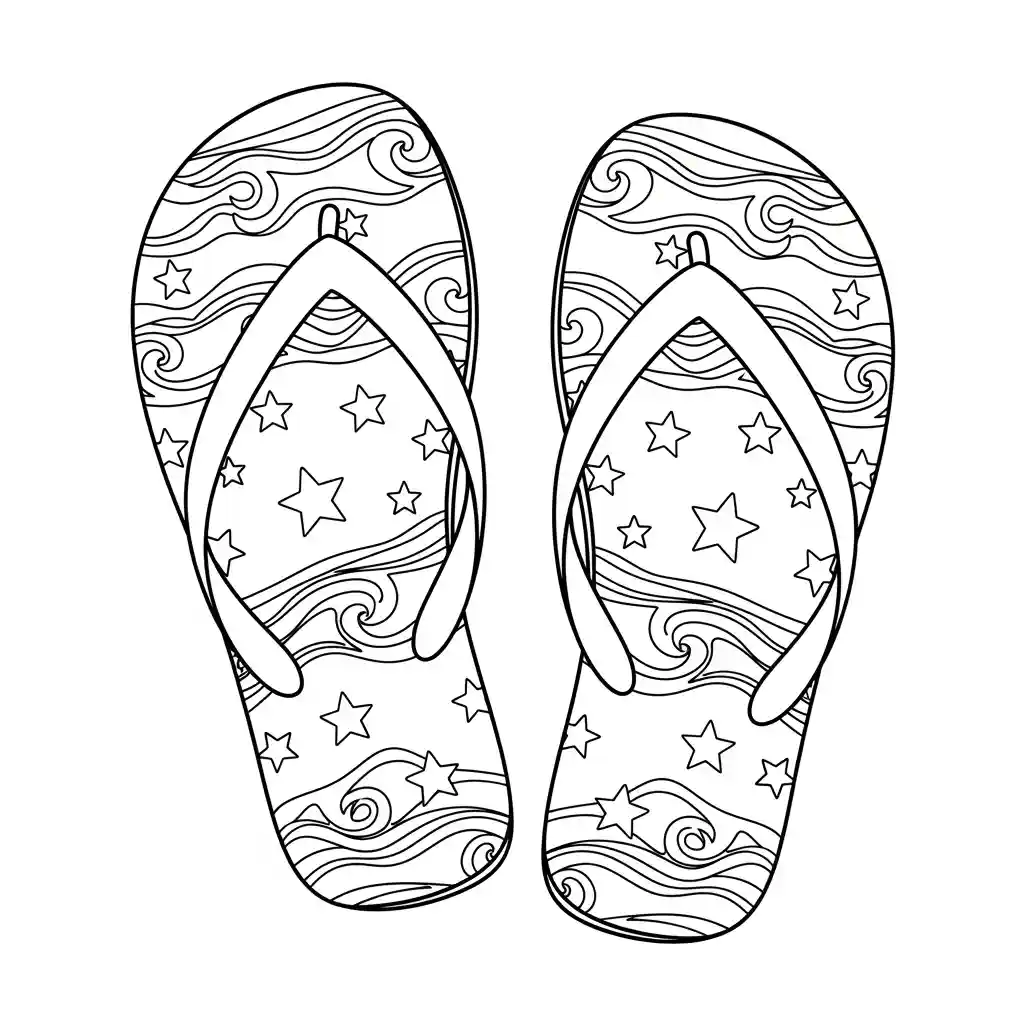 desenho de verão para colorir