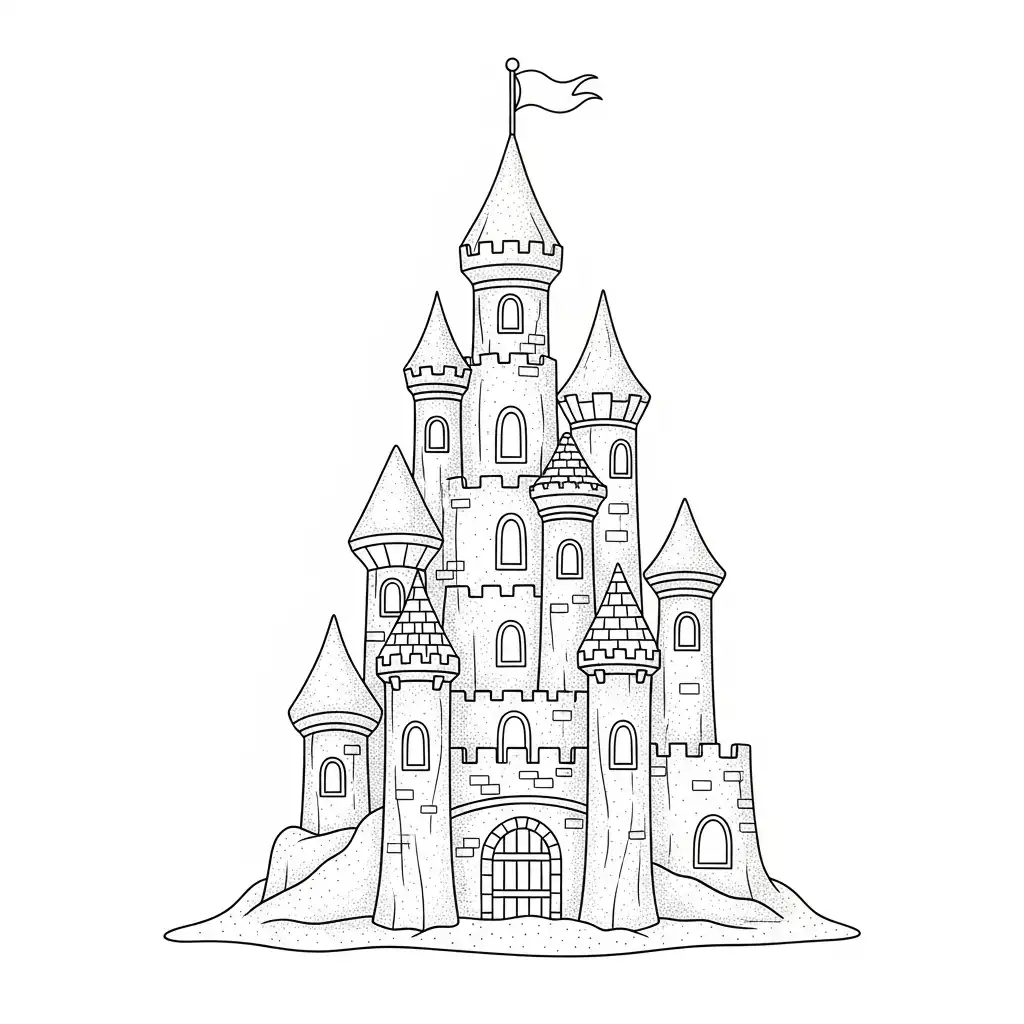 desenho de verão para colorir