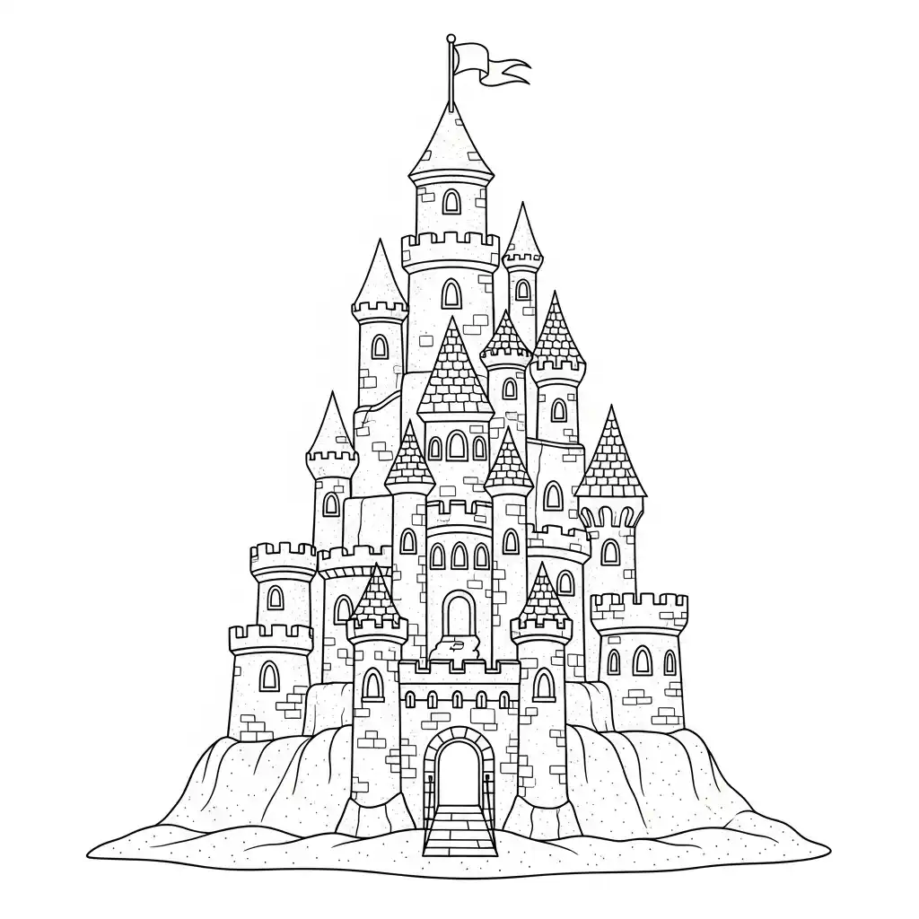 desenho de verão para colorir
