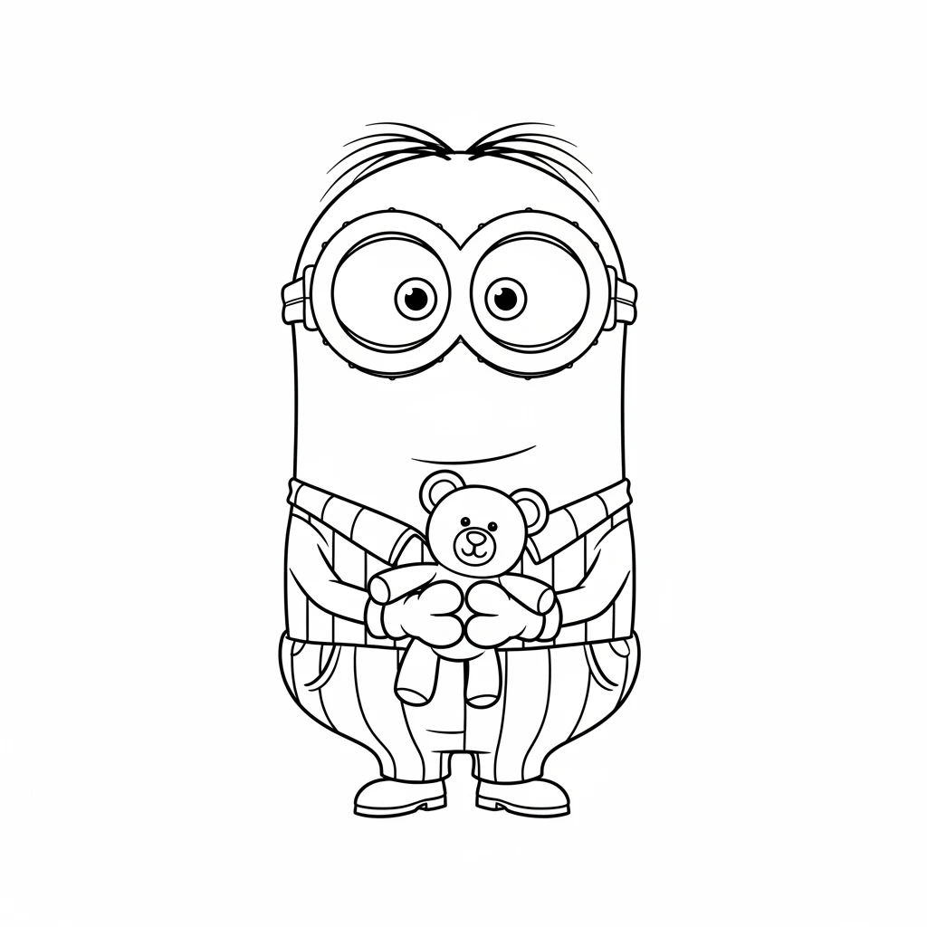 desenho dos Minions para colorir