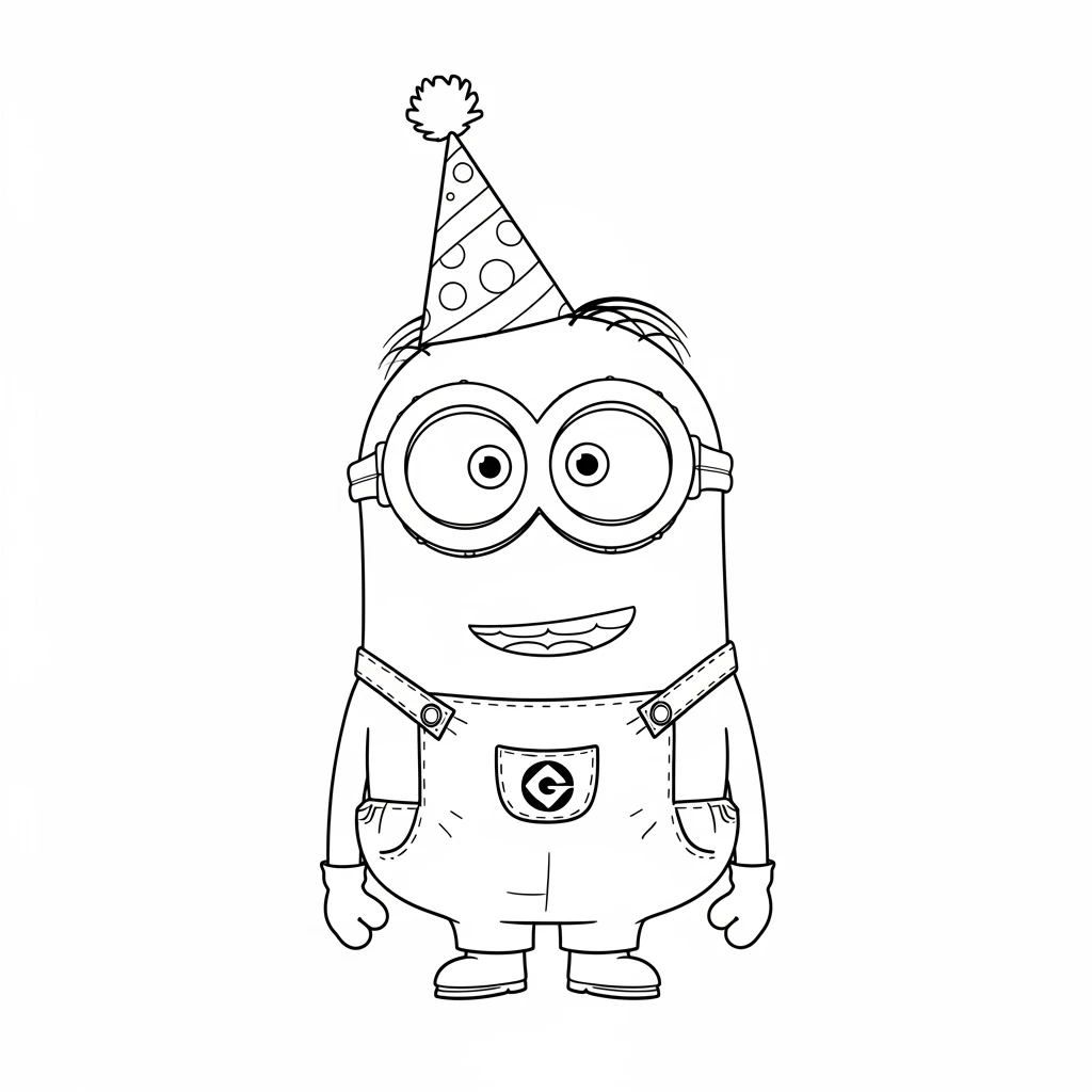 desenho dos Minions para colorir