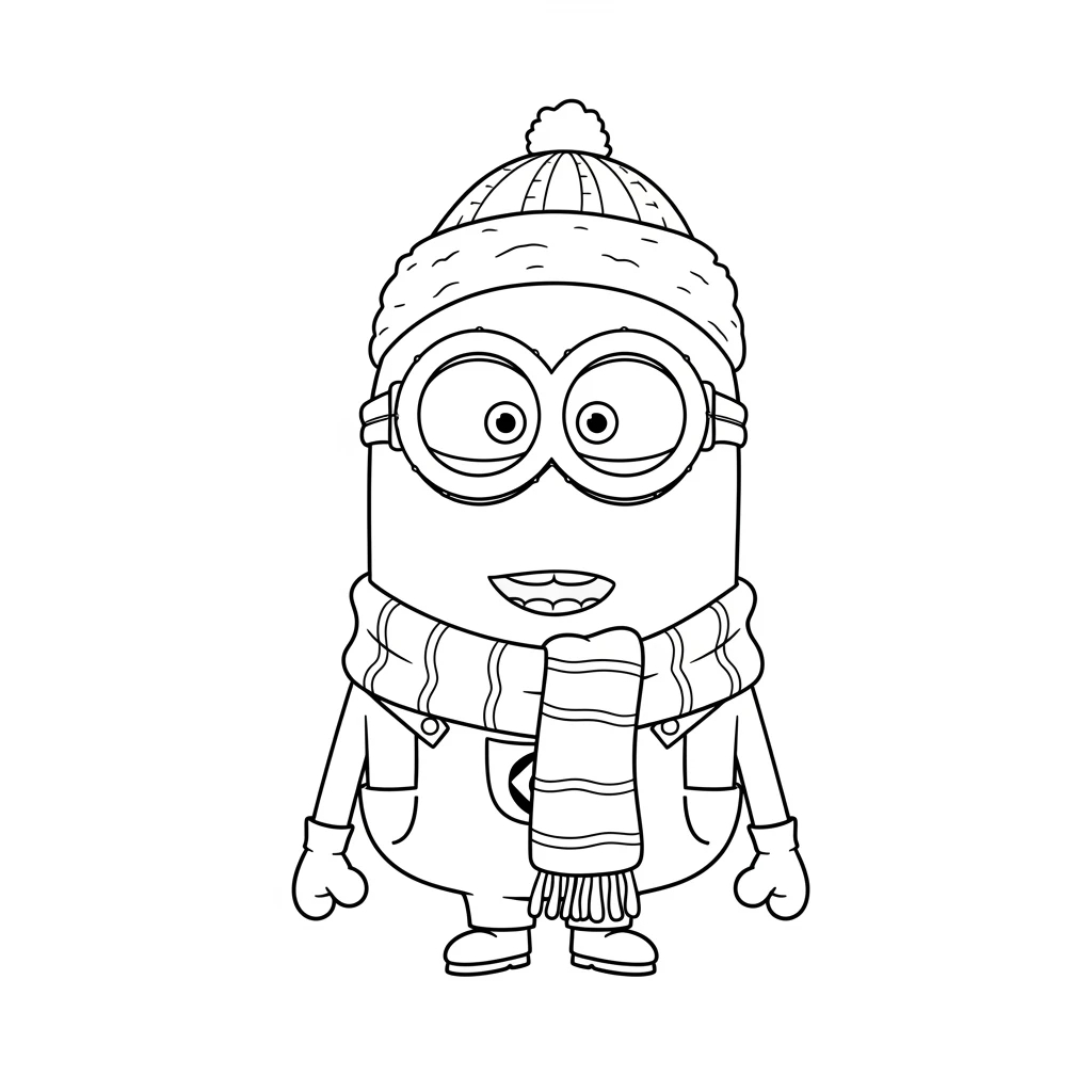 desenho dos Minions para colorir