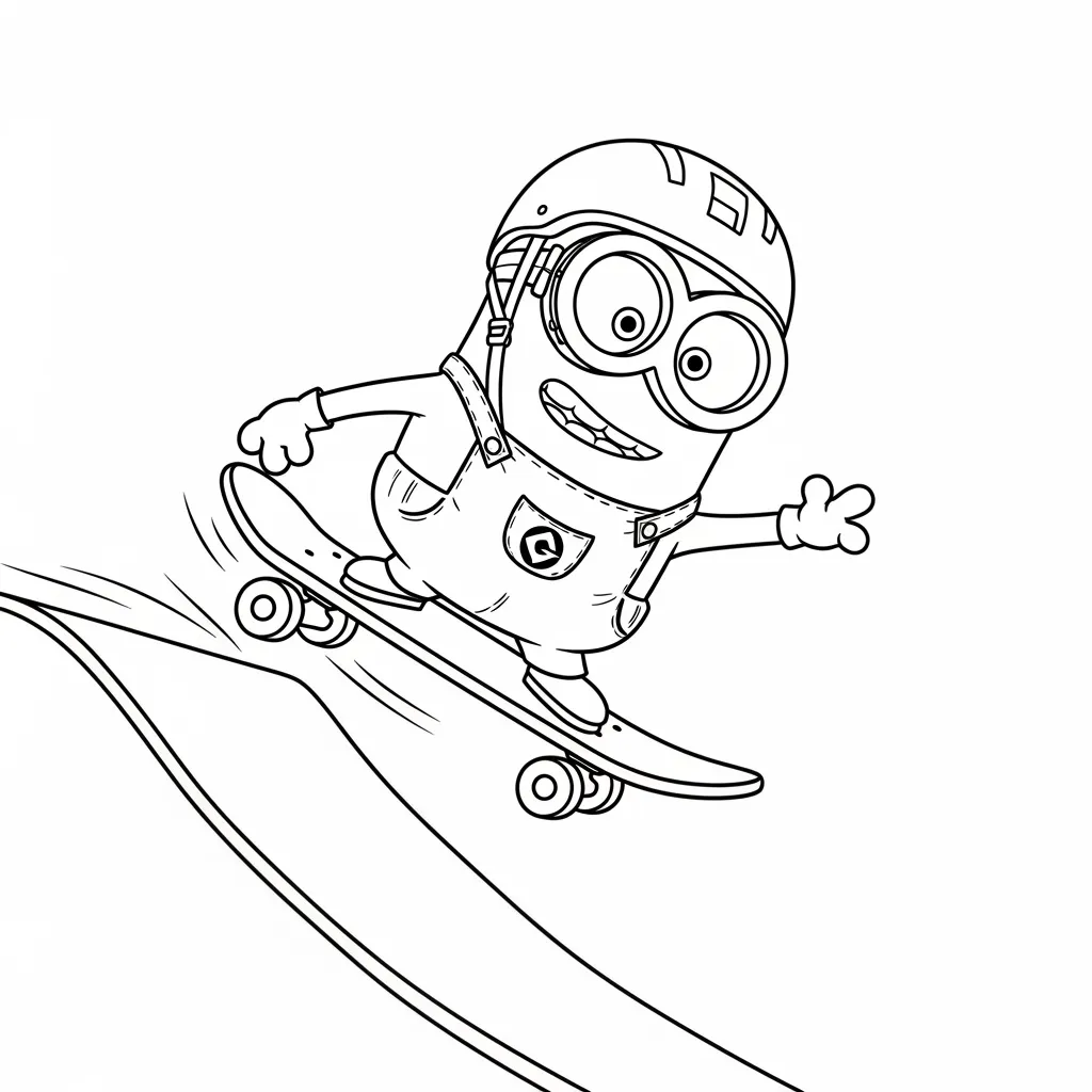 desenho dos Minions para colorir