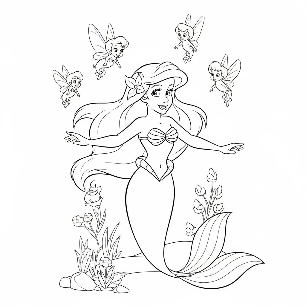 desenhos-da-ariel-para-colorir-7