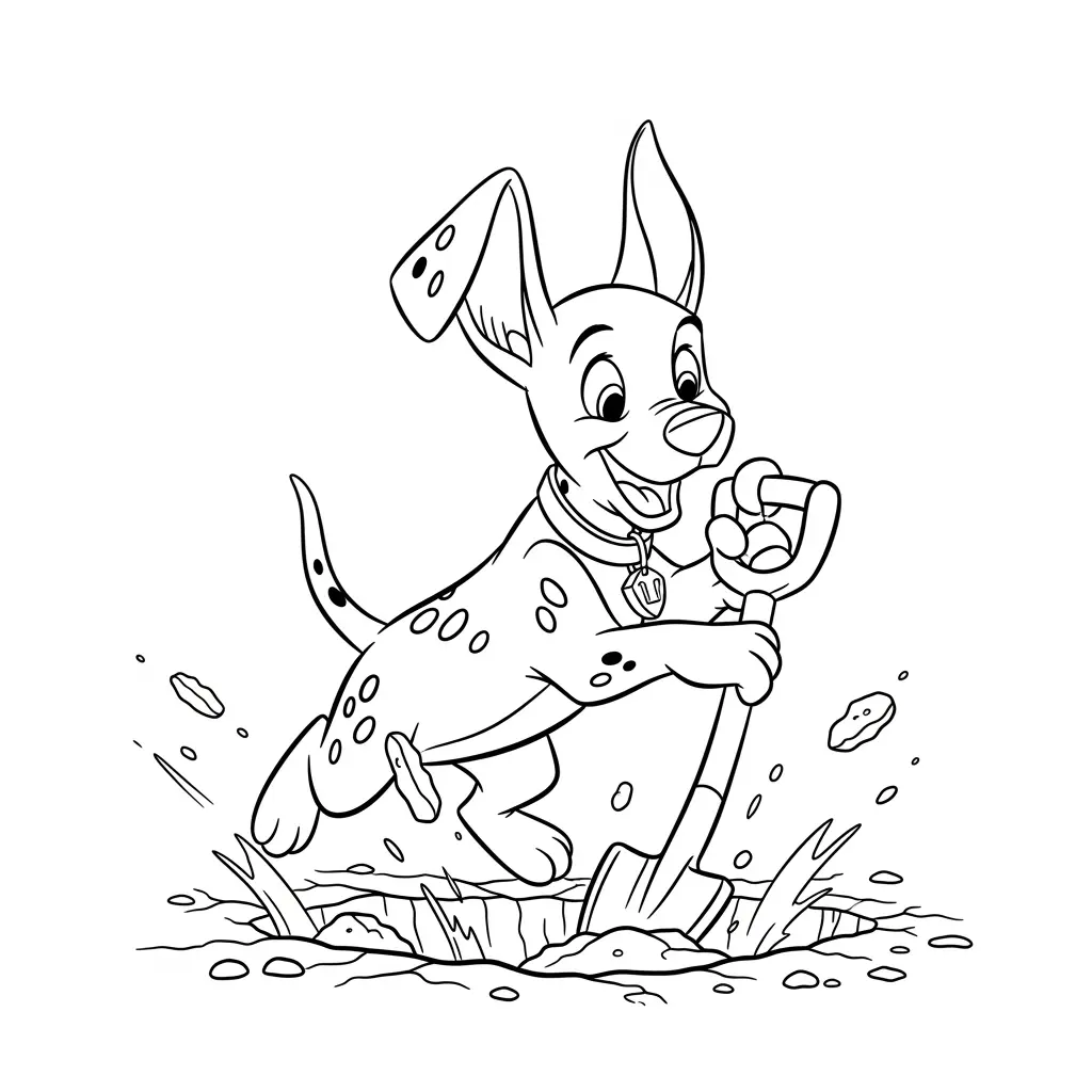 Desenhos de 101 Dálmatas para Colorir