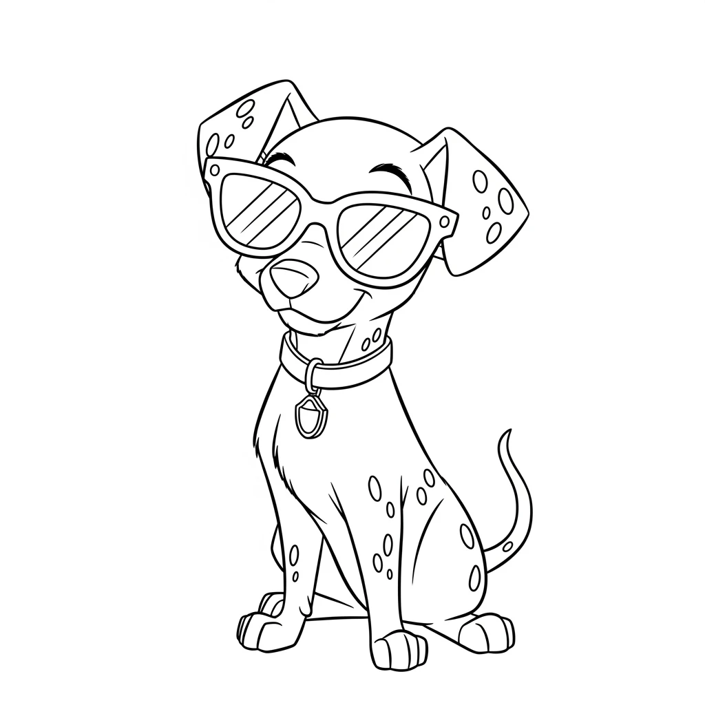 Desenhos de 101 Dálmatas para Colorir