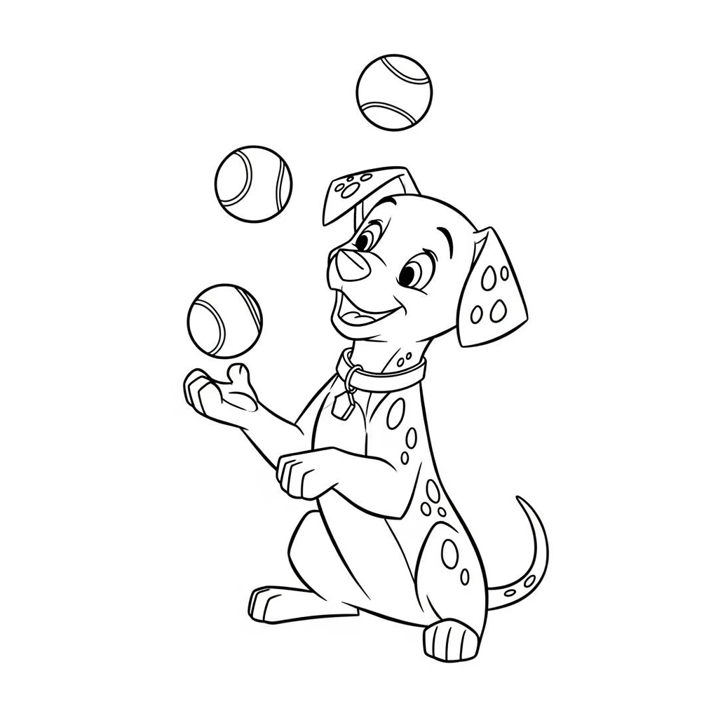 Desenhos de 101 Dálmatas para Colorir