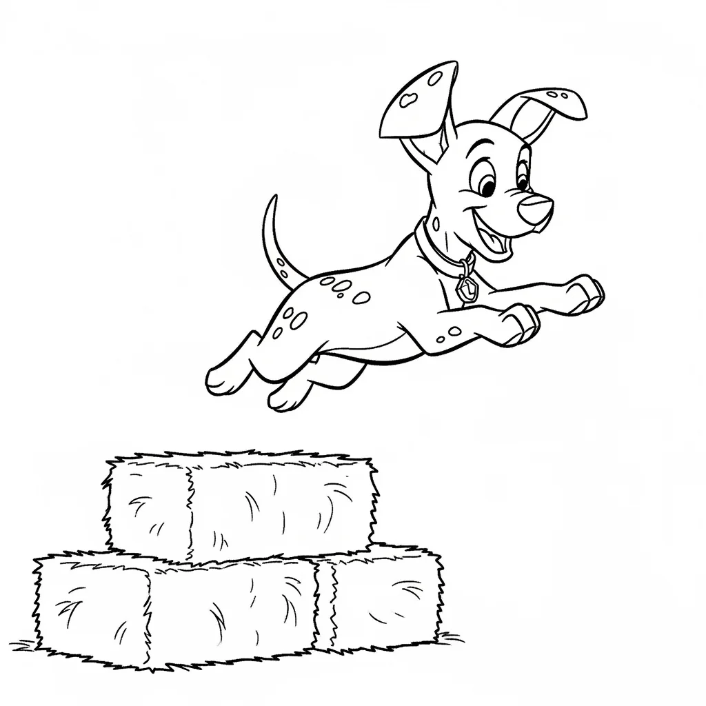 Desenhos de 101 Dálmatas para Colorir