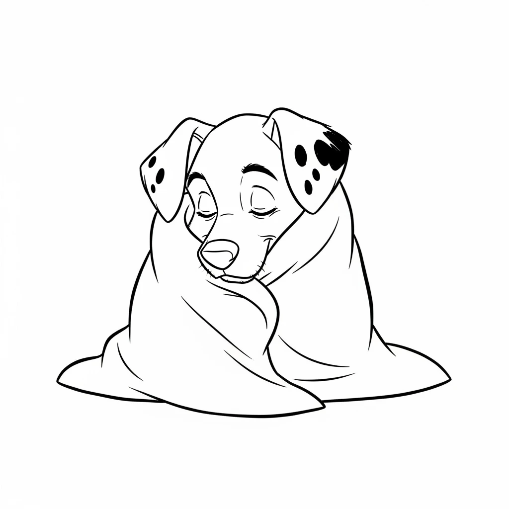 Desenhos de 101 Dálmatas para Colorir