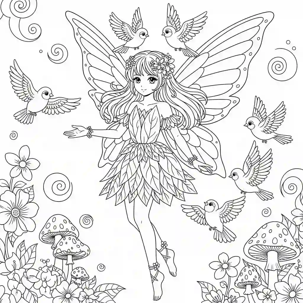 Desenhos de anime para colorir com personagens famosos em traços grossos e fundo branco, prontos para imprimir e pintar