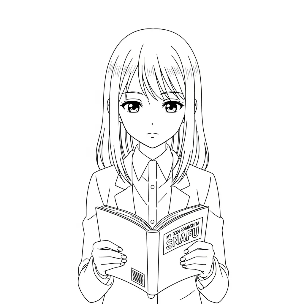 Desenhos de anime para colorir com personagens famosos em traços grossos e fundo branco, prontos para imprimir e pintar