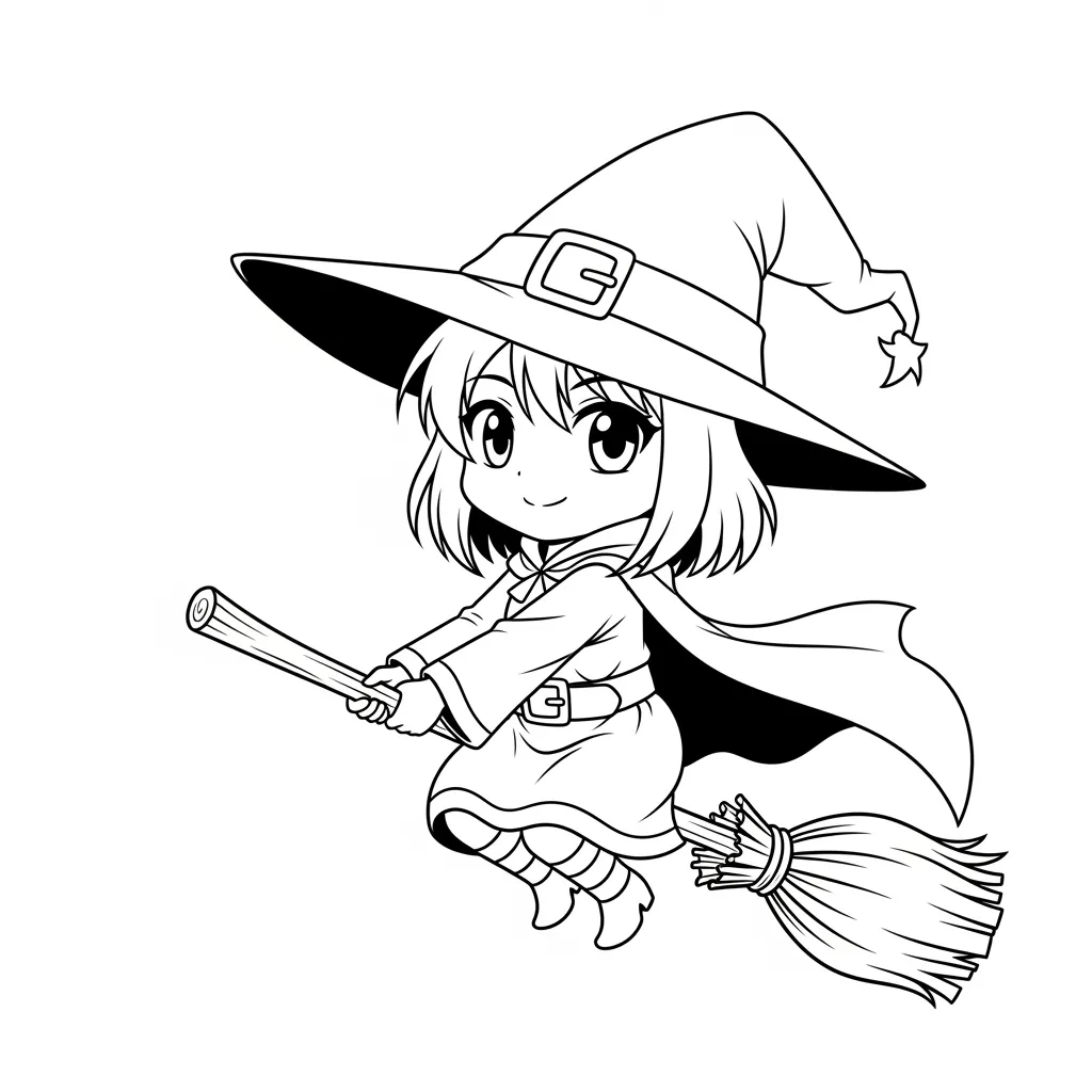 Desenhos de anime para colorir com personagens famosos em traços grossos e fundo branco, prontos para imprimir e pintar