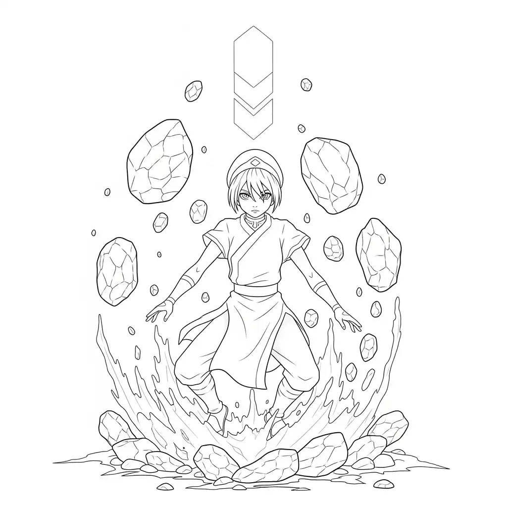 Desenhos de anime para colorir com personagens famosos em traços grossos e fundo branco, prontos para imprimir e pintar
