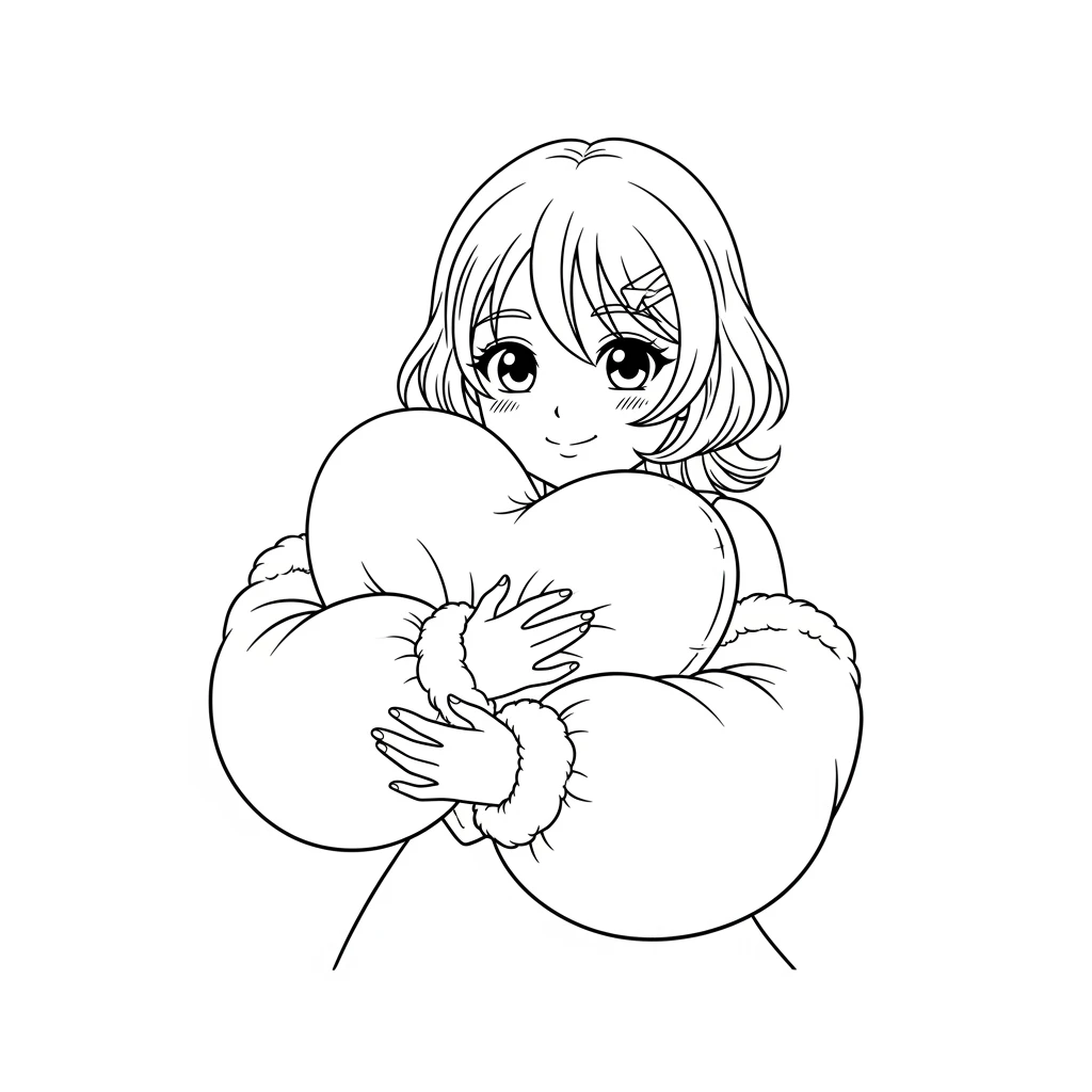 Desenhos de anime para colorir com personagens famosos em traços grossos e fundo branco, prontos para imprimir e pintar