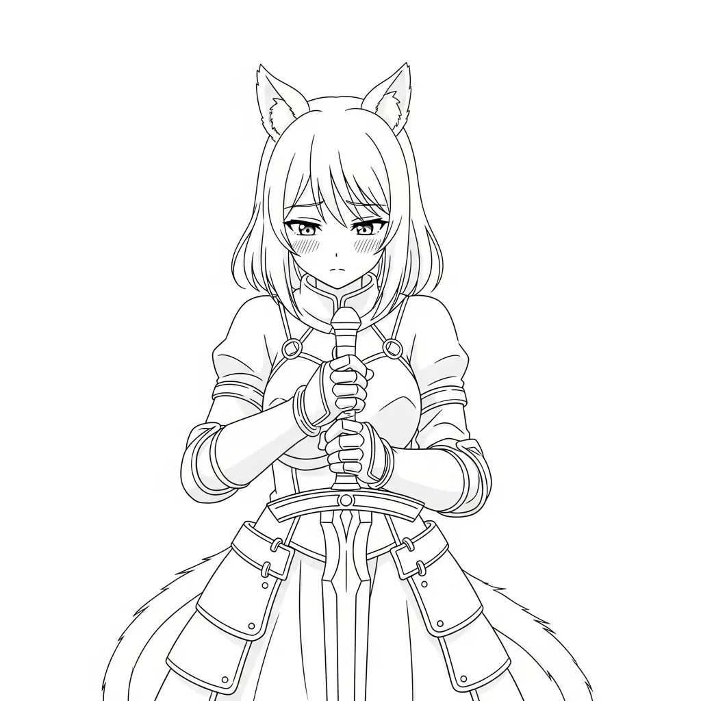 Desenhos de anime para colorir com personagens famosos em traços grossos e fundo branco, prontos para imprimir e pintar