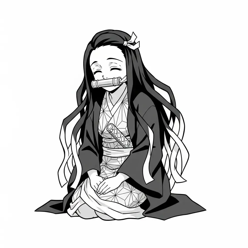Desenhos de anime para colorir com personagens famosos em traços grossos e fundo branco, prontos para imprimir e pintar