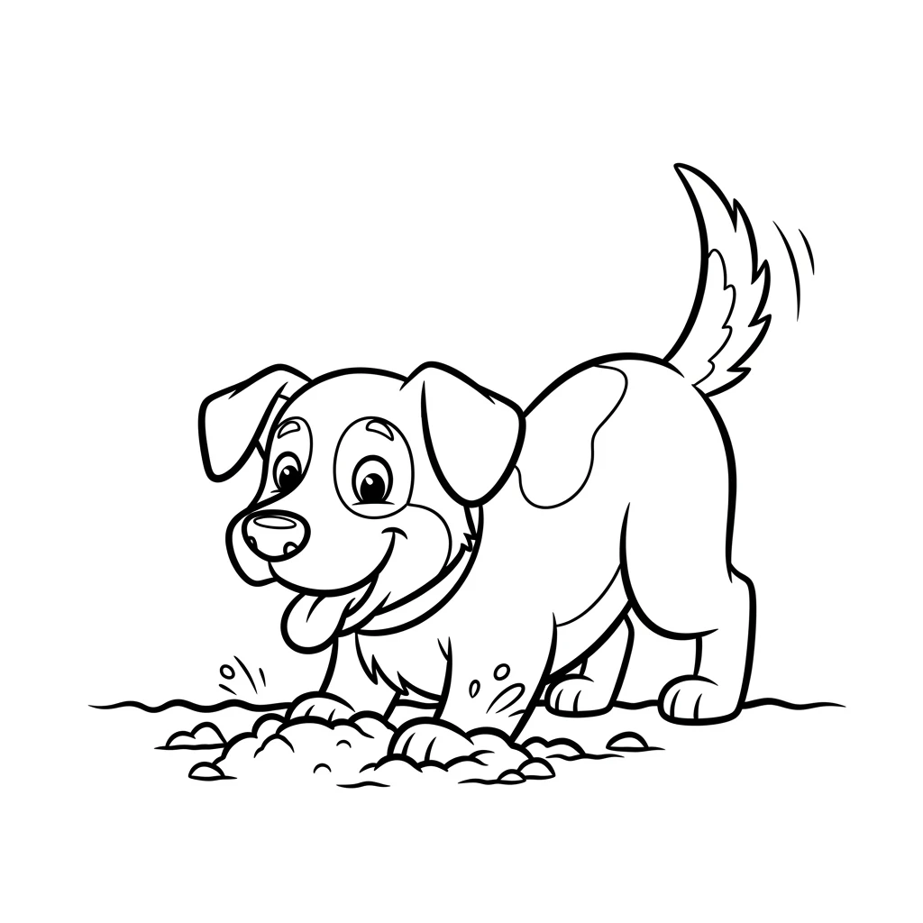 Desenhos de Cachorrinhos para Imprimir