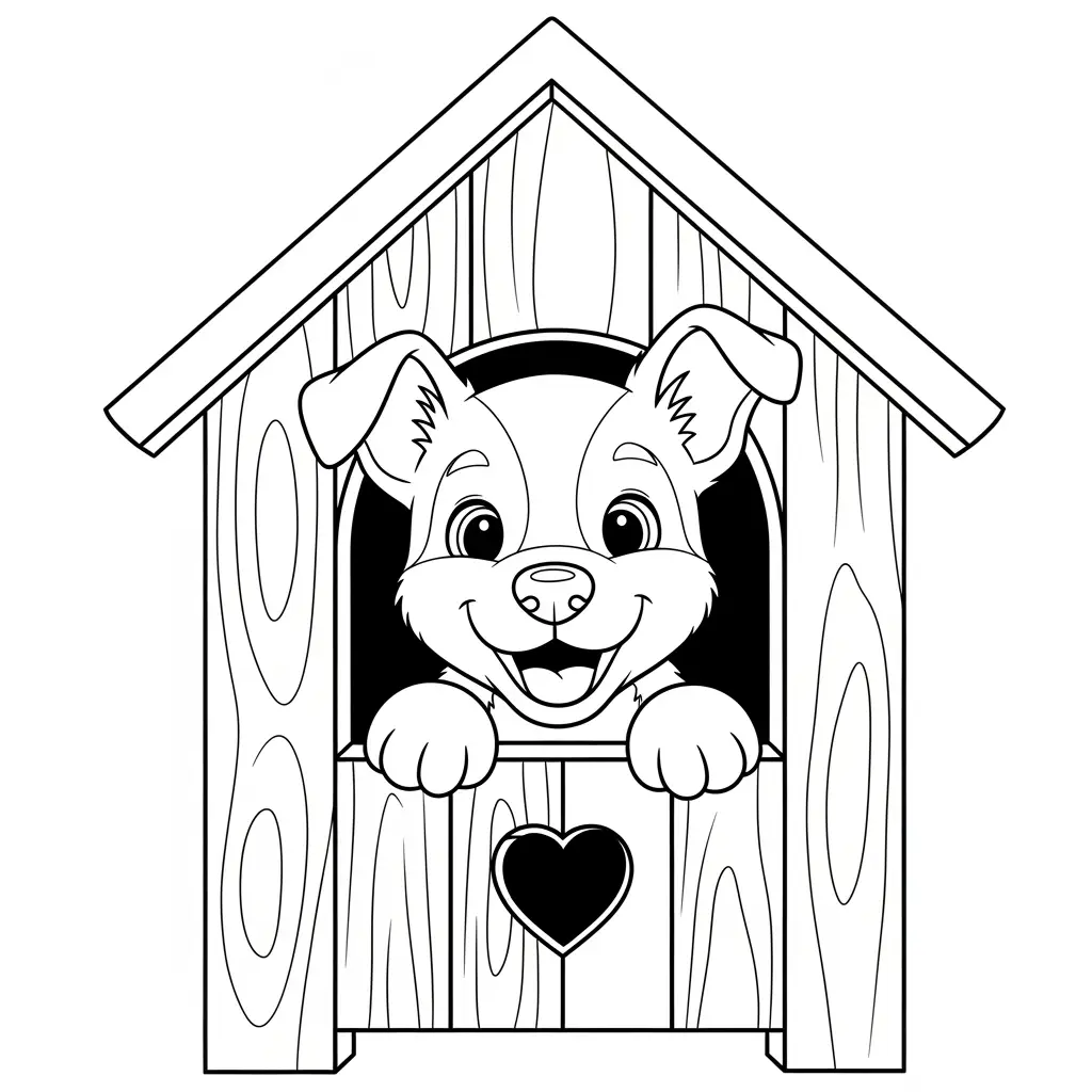 Desenhos de Cachorrinhos para Imprimir