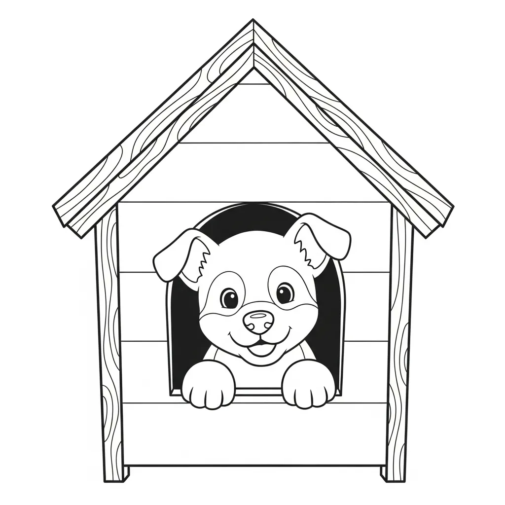 Desenhos de Cachorrinhos para Imprimir