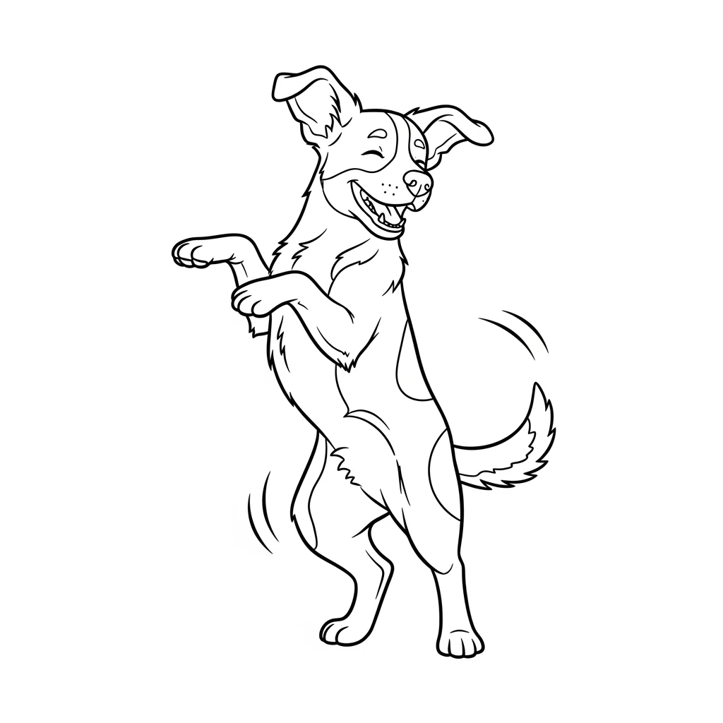 Desenhos de Cachorrinhos para Imprimir