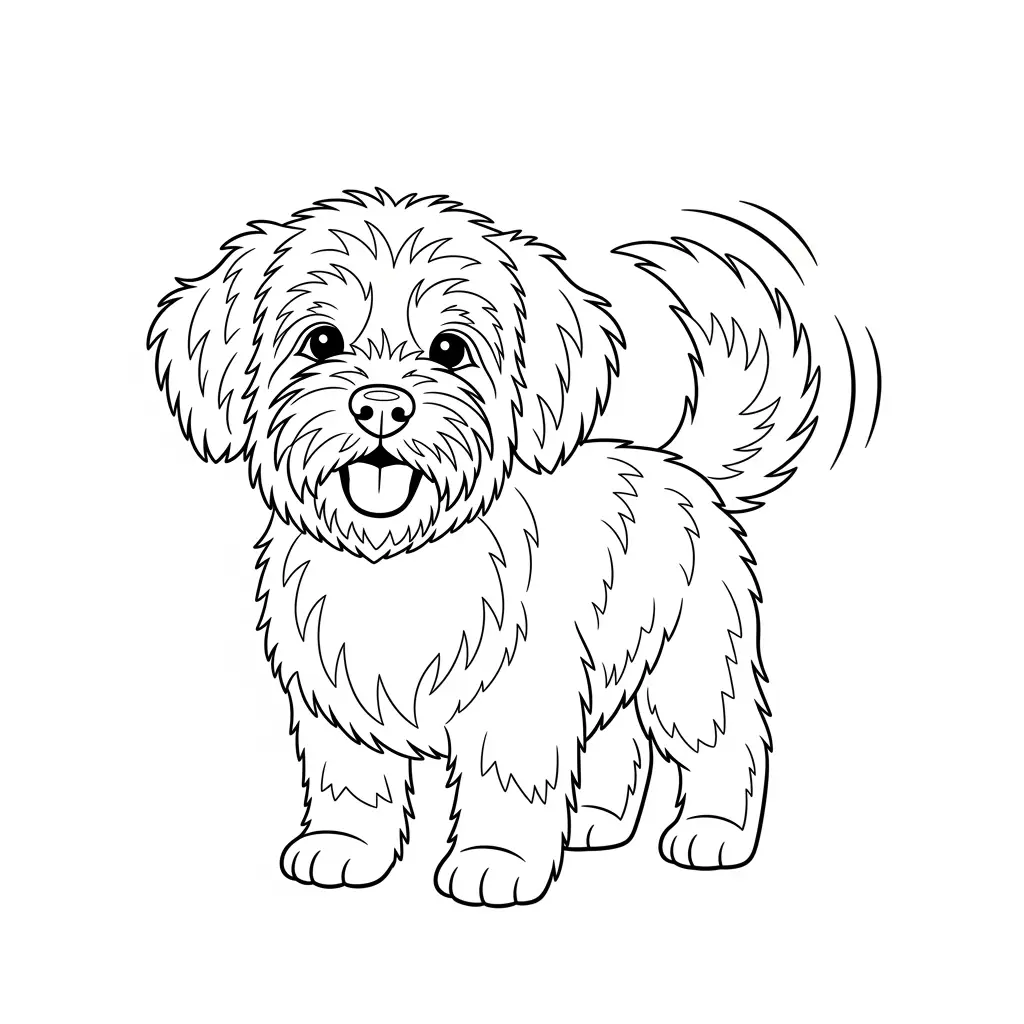 Desenhos de Cachorrinhos para Imprimir
