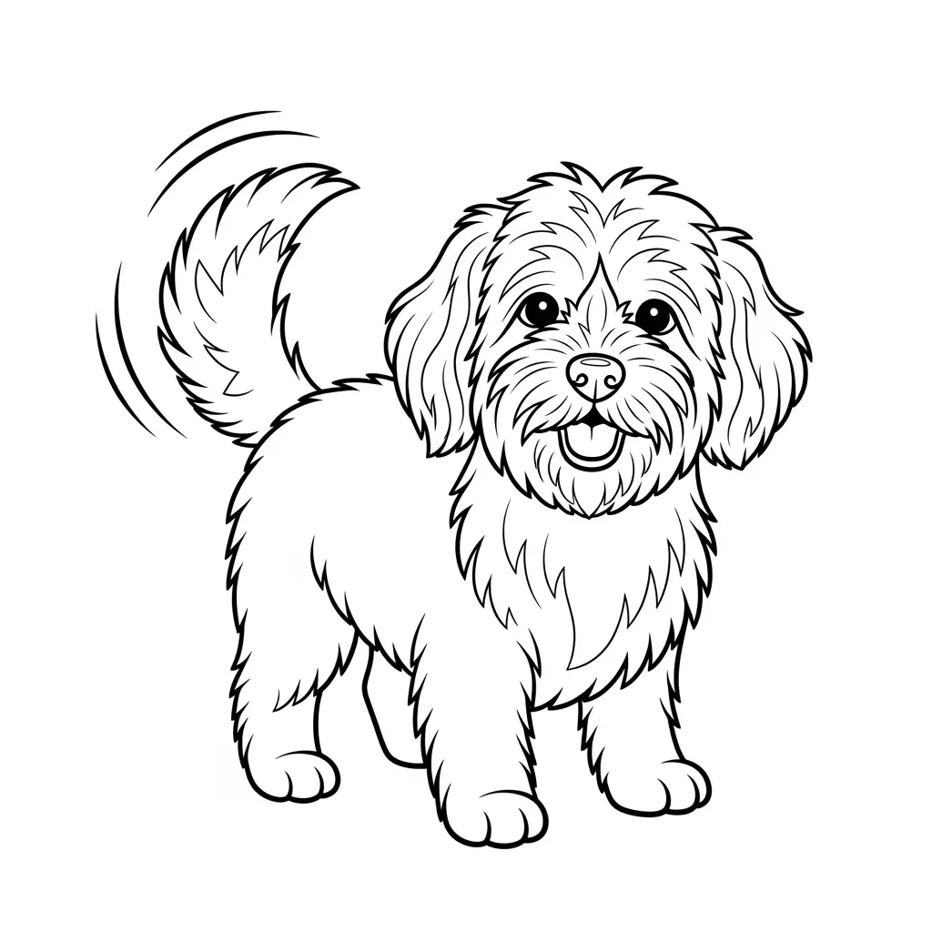 Desenhos de Cachorrinhos para Imprimir