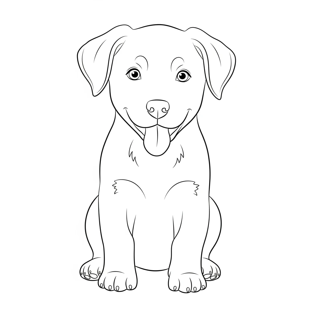Desenhos de Cachorrinhos para Imprimir