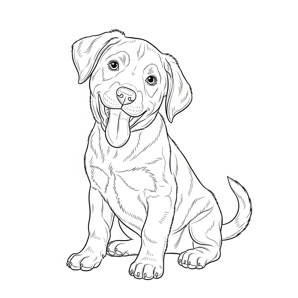 Desenhos de Cachorrinhos para Imprimir